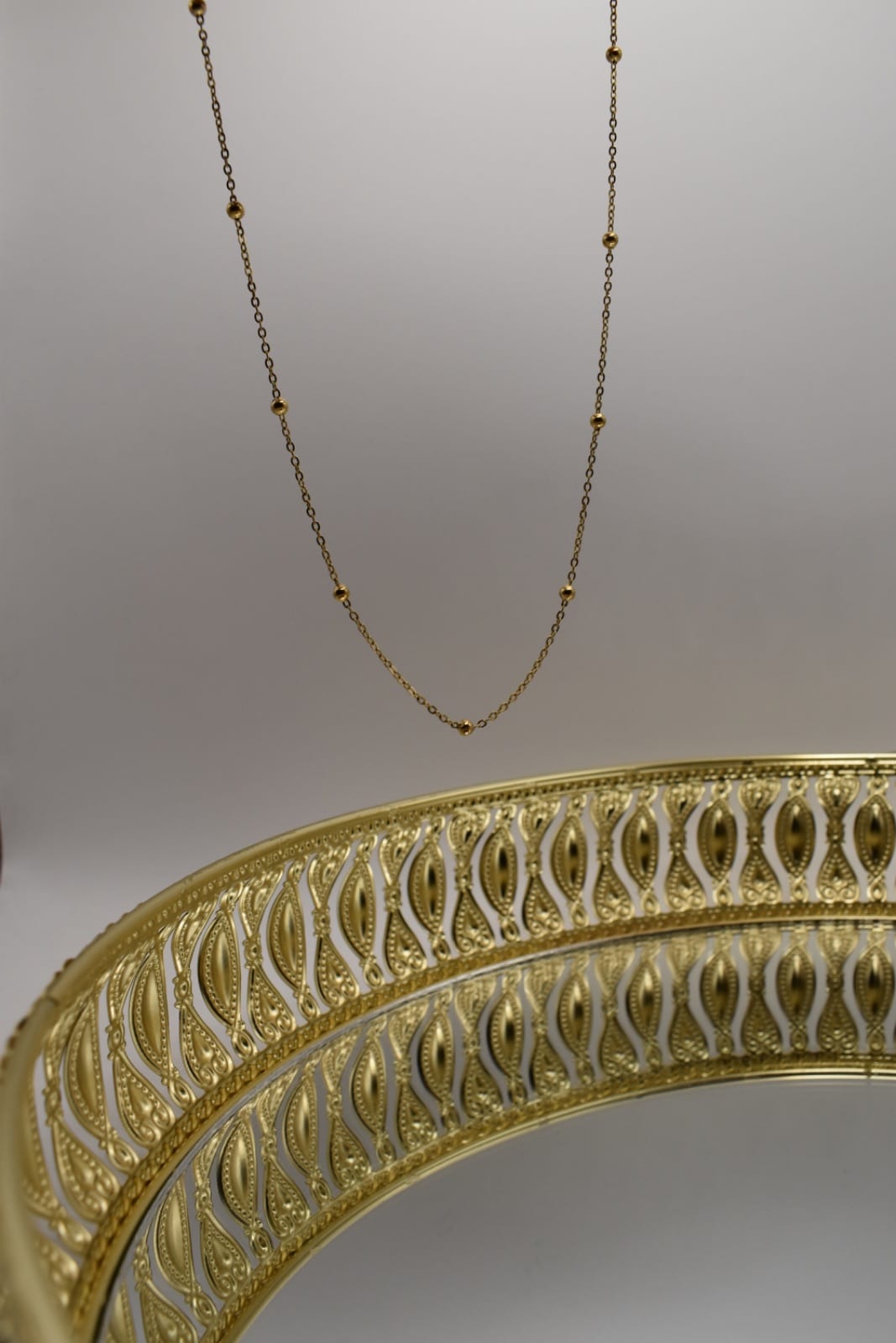 Gold Beaded Necklace
