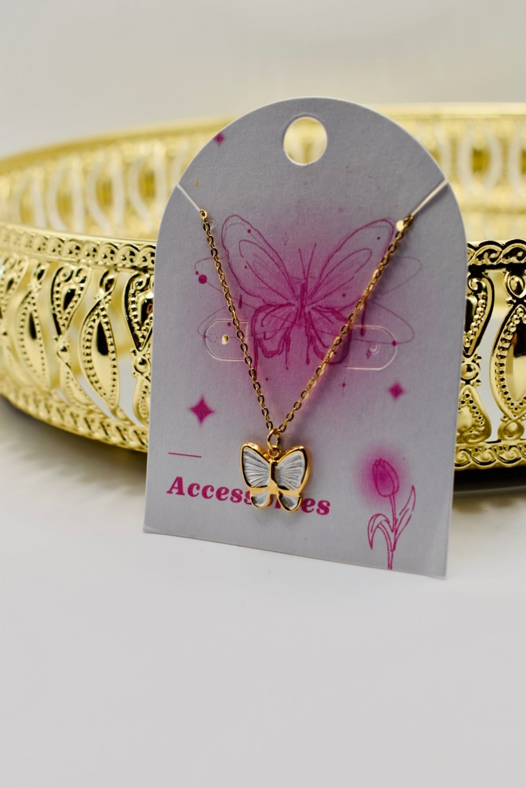 Butterfly Pendant Necklace