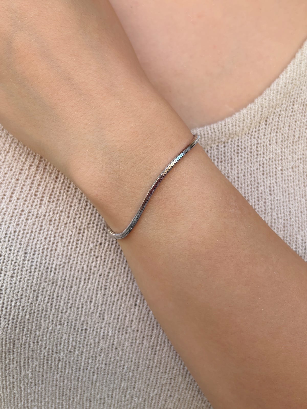 Silver Snake Bracelet
