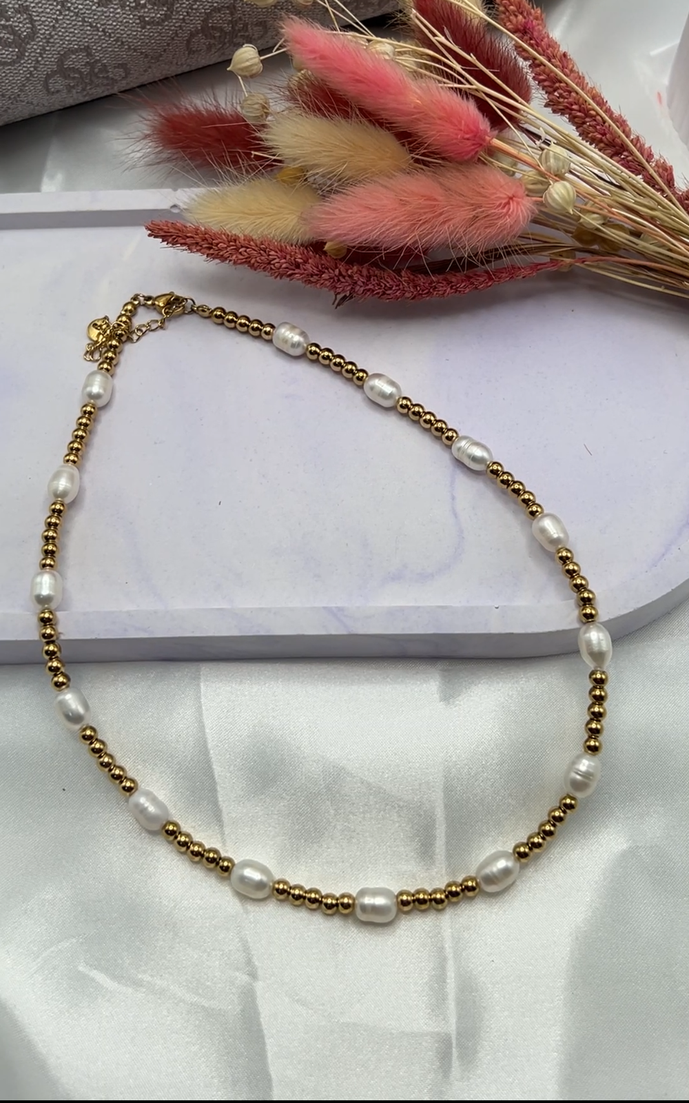 Pearl Beaded Necklace