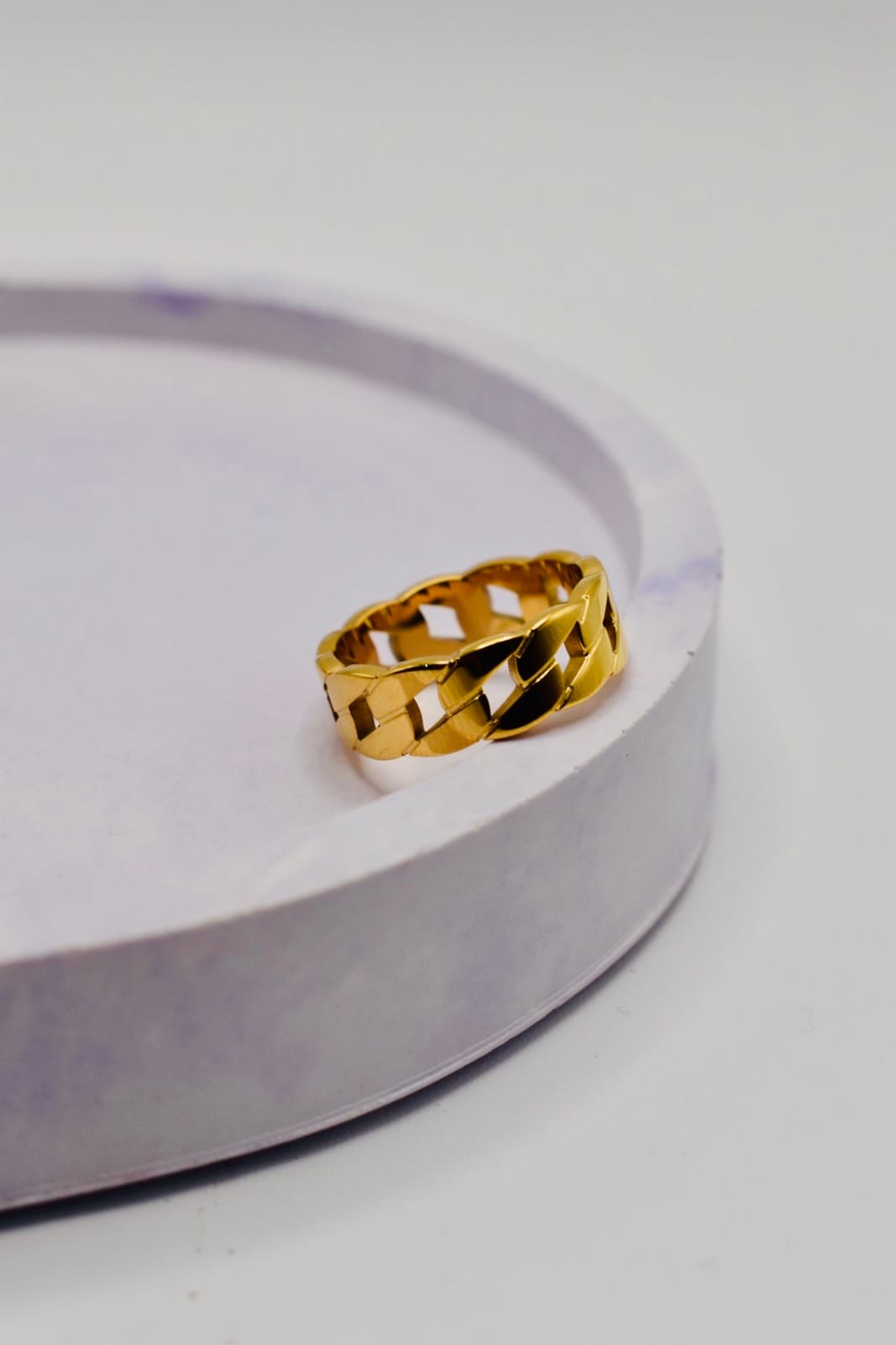 Gold Chunky Knot Ring