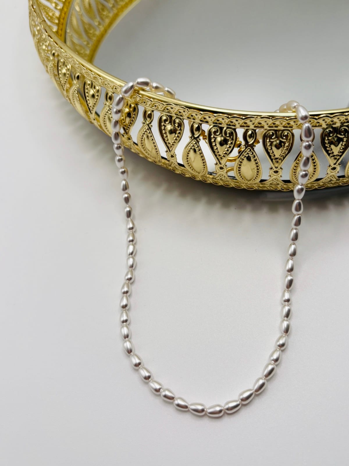 Silver Bead Necklace