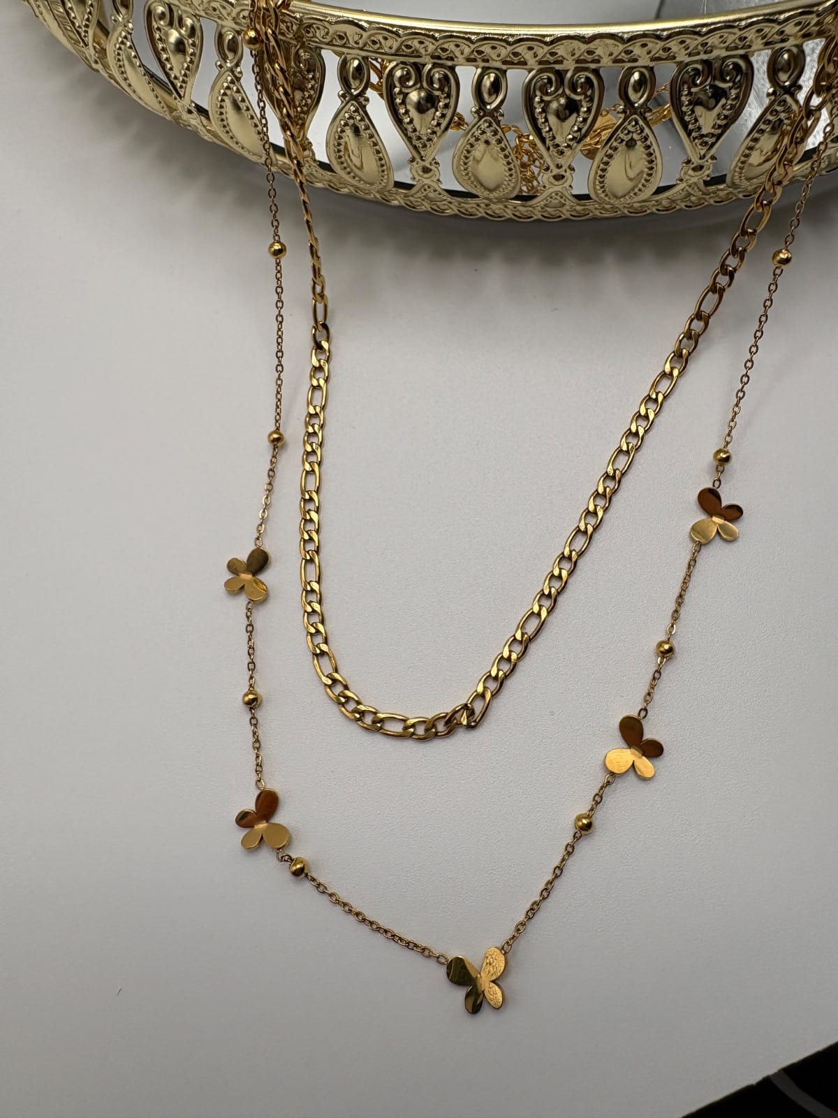 Double Layer Clover Necklace