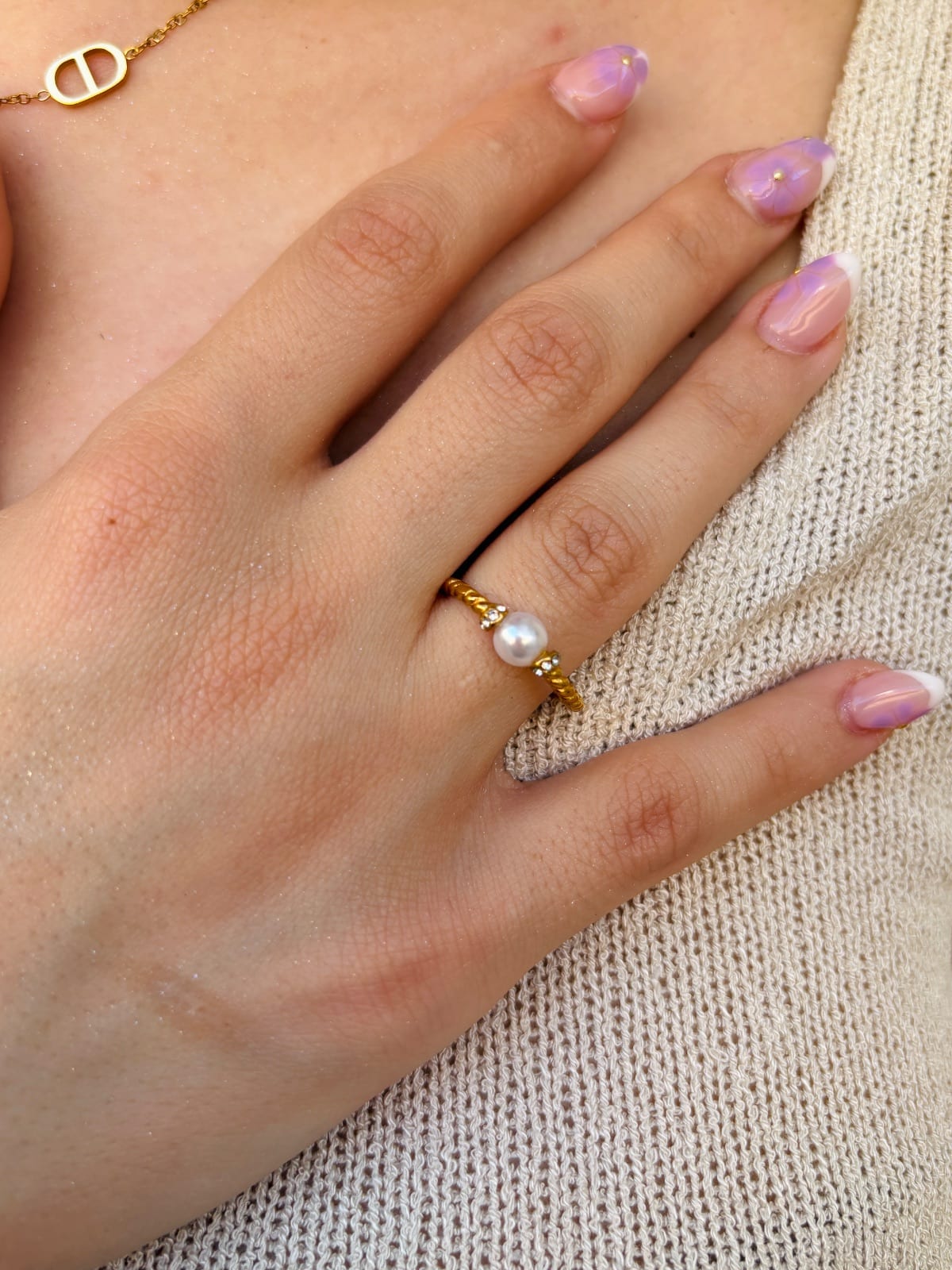 Pearl Dot Ring