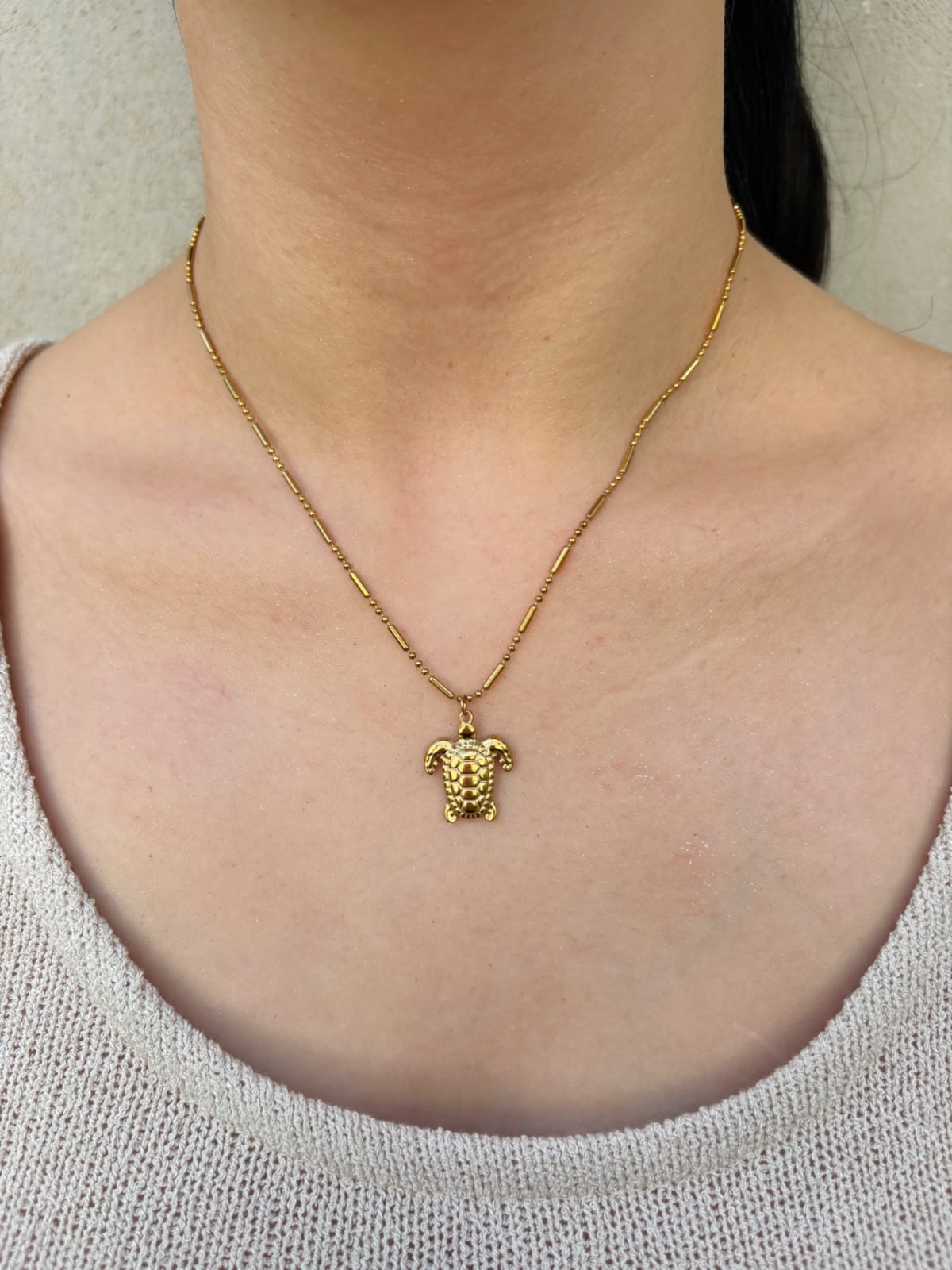 Golden Turtle Necklace