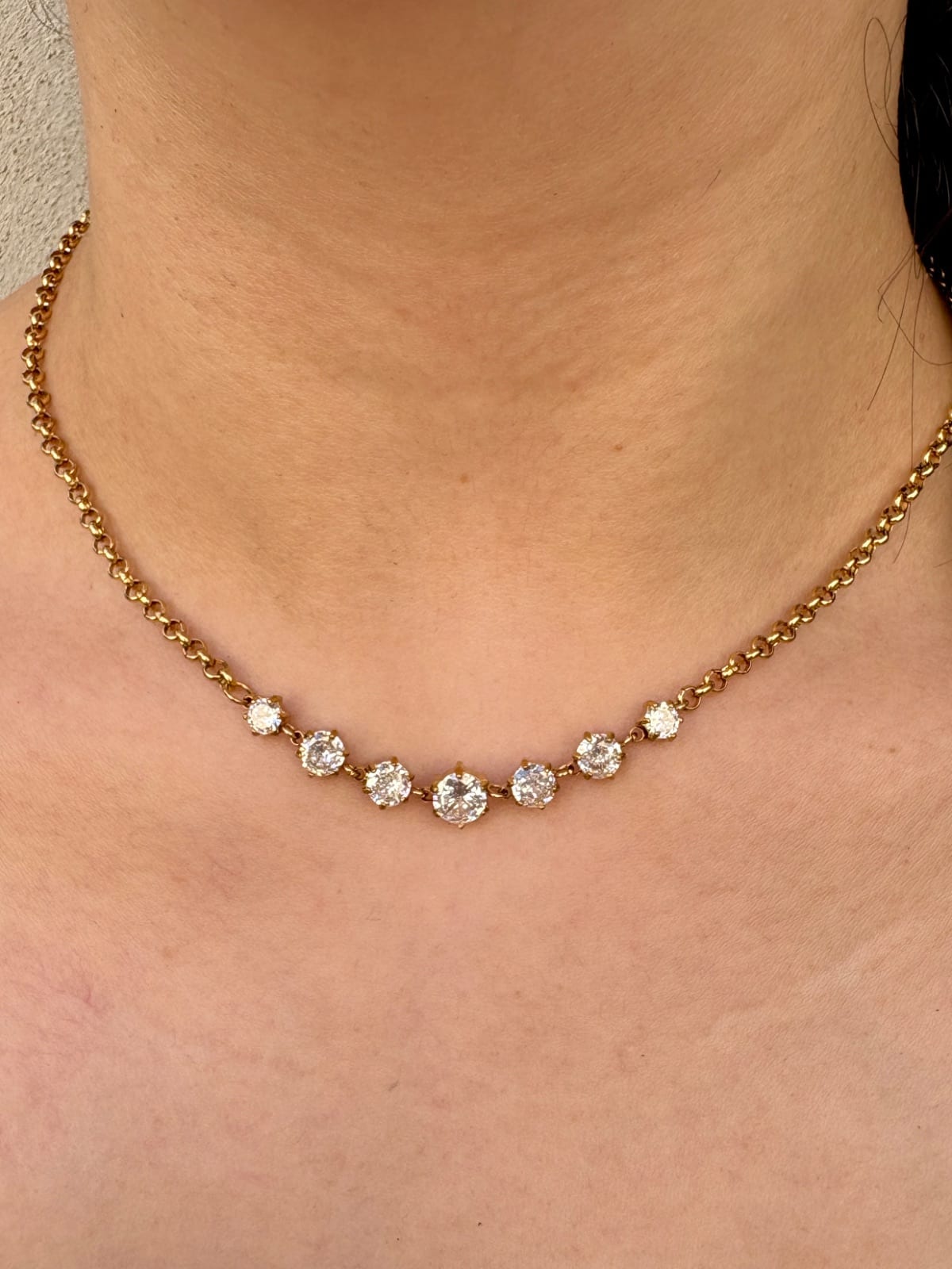 Crystal Curve Necklace