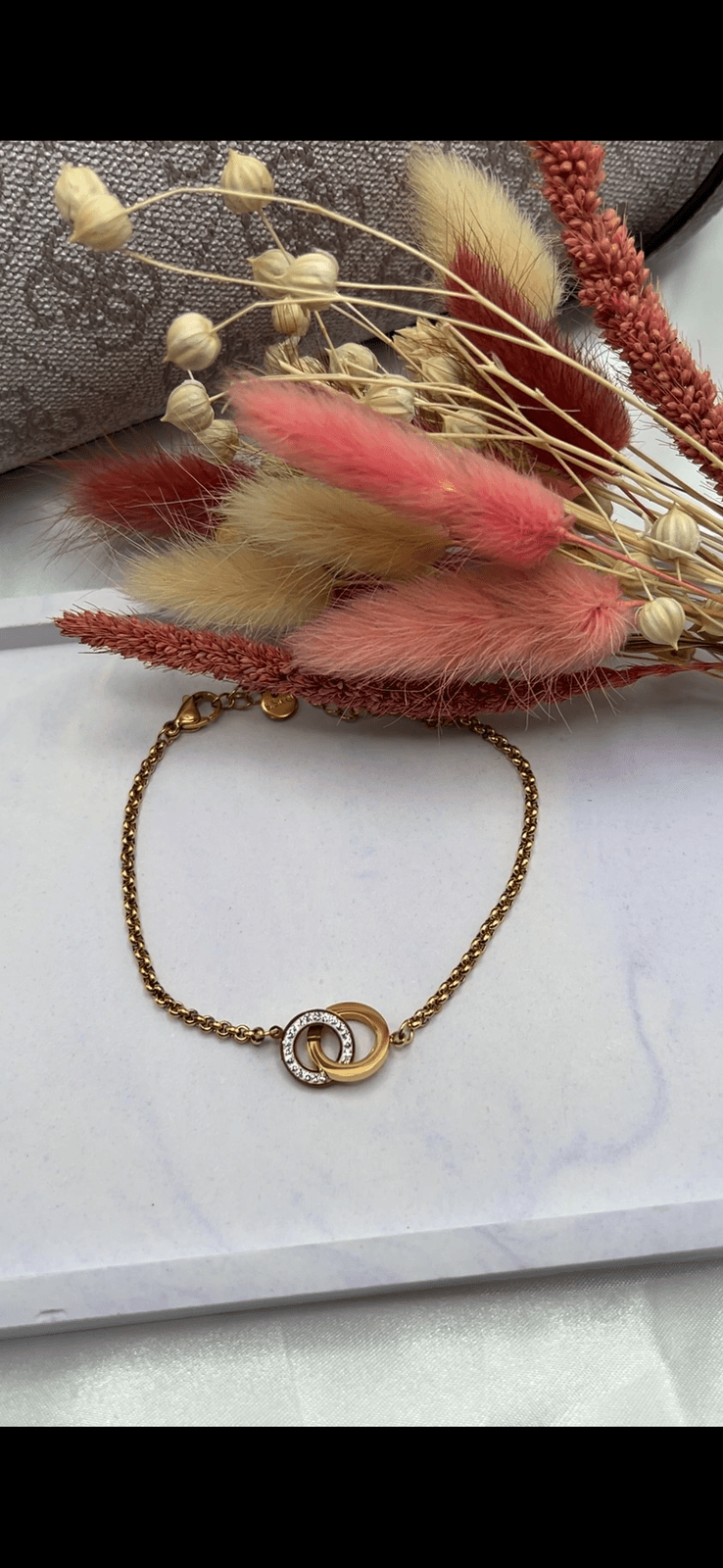 Double Circle Crystal Bracelet