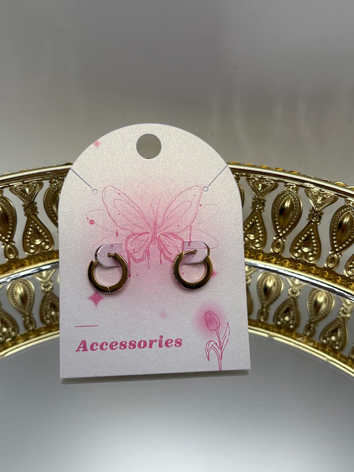 Mini Gold Huggie Hoop Earrings