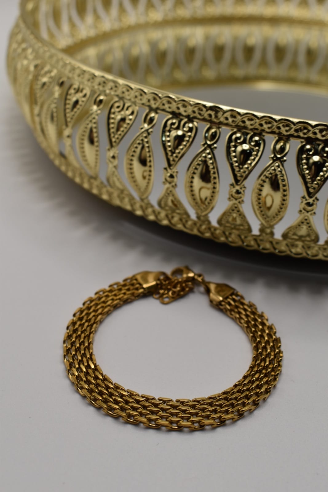 Vintage Gold Multi-Chain Bracelet