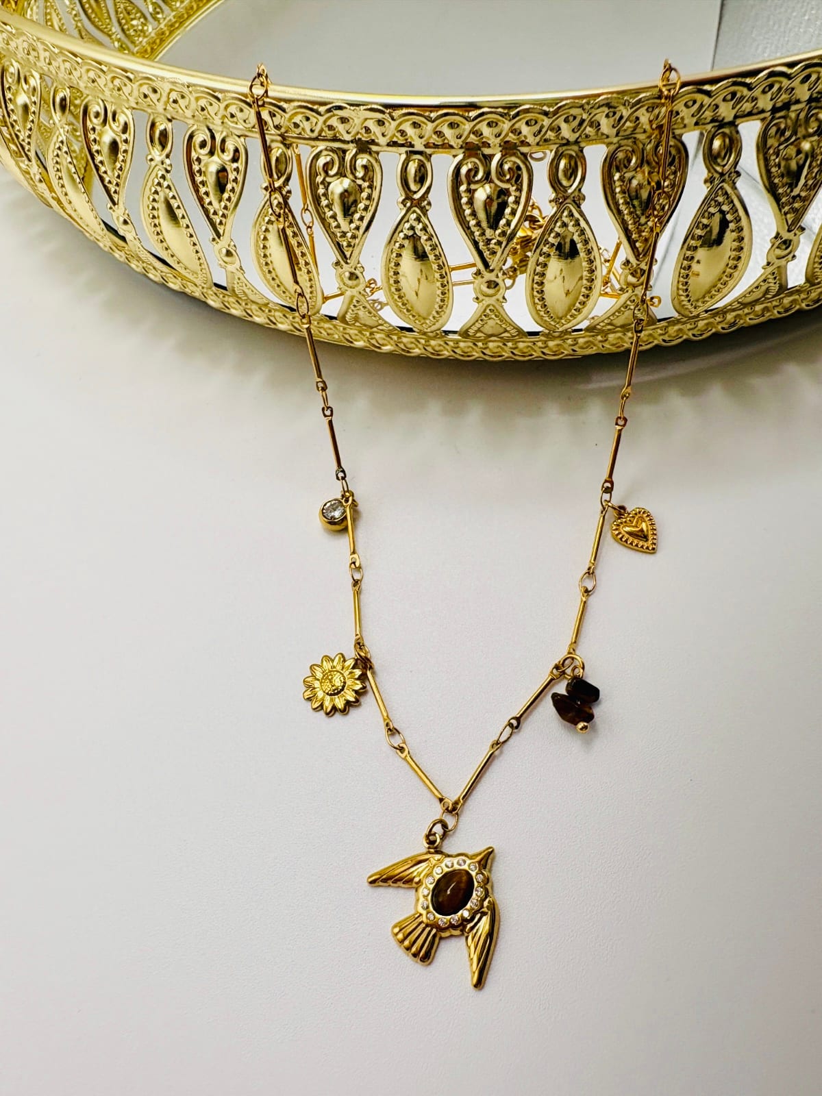 Gold Charm Necklace