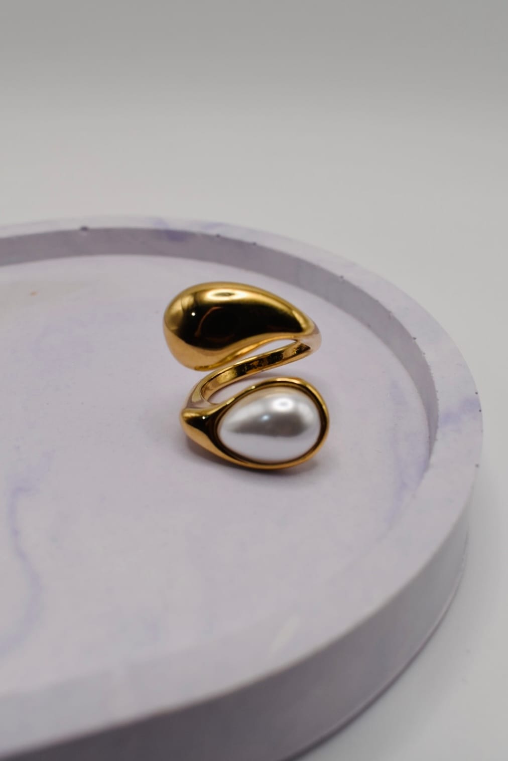 Gold Ring Pearl