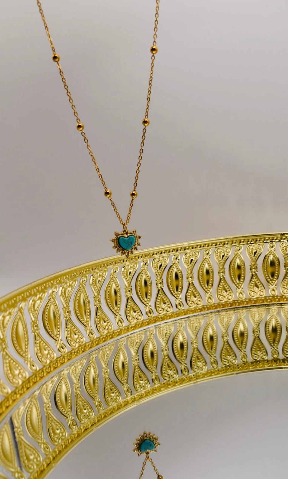 Turquoise Heart Necklace