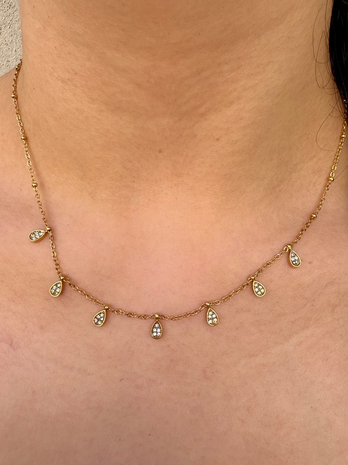 Gold Drop Necklace