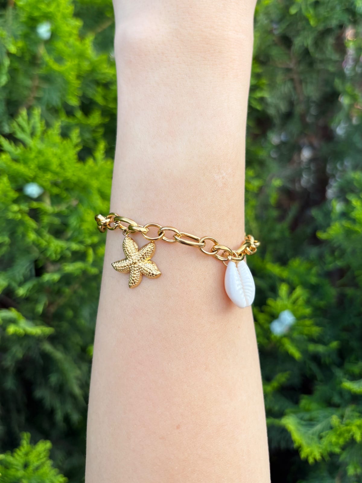 Starfish Pearl Bracelet
