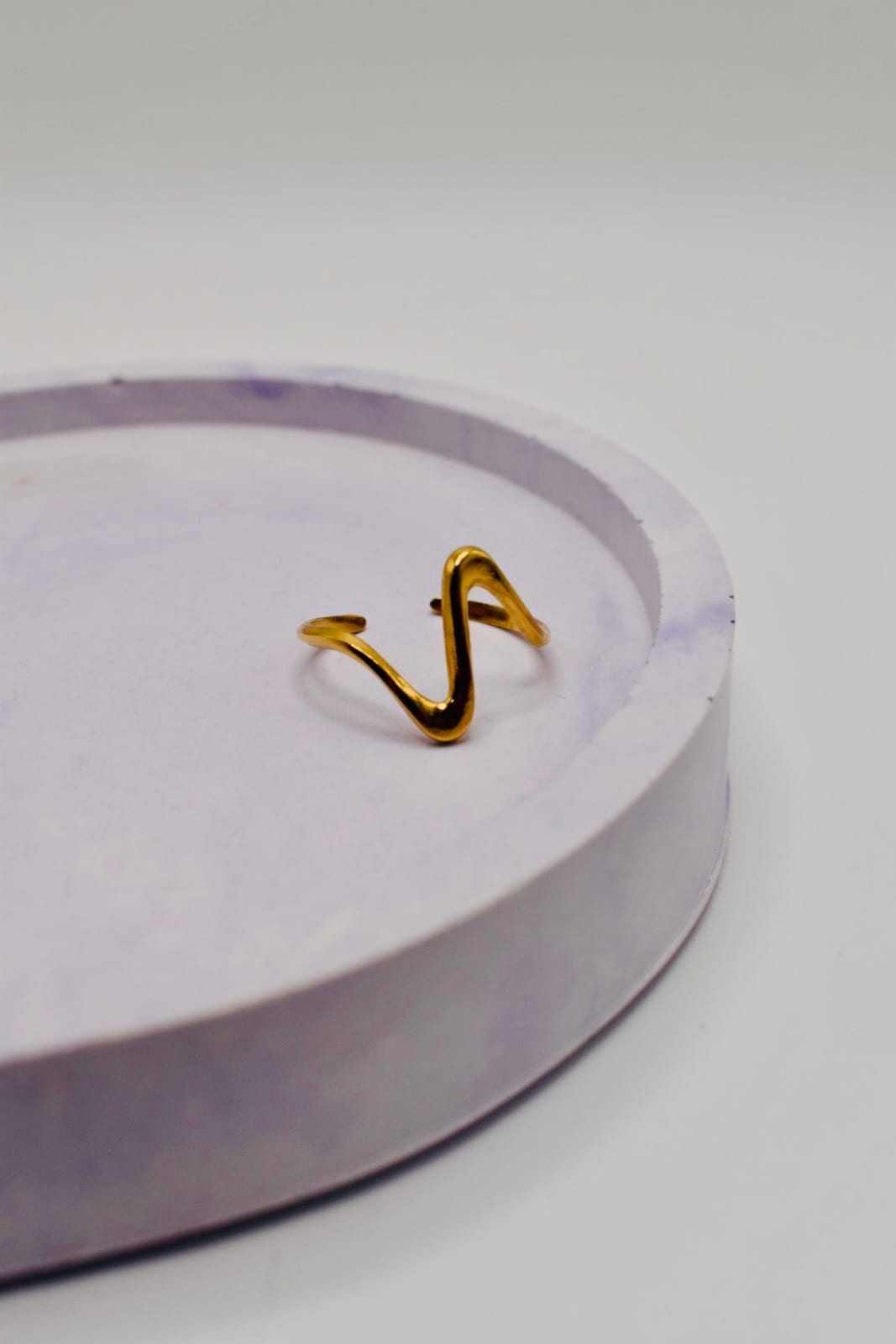 Gold Wave Ring