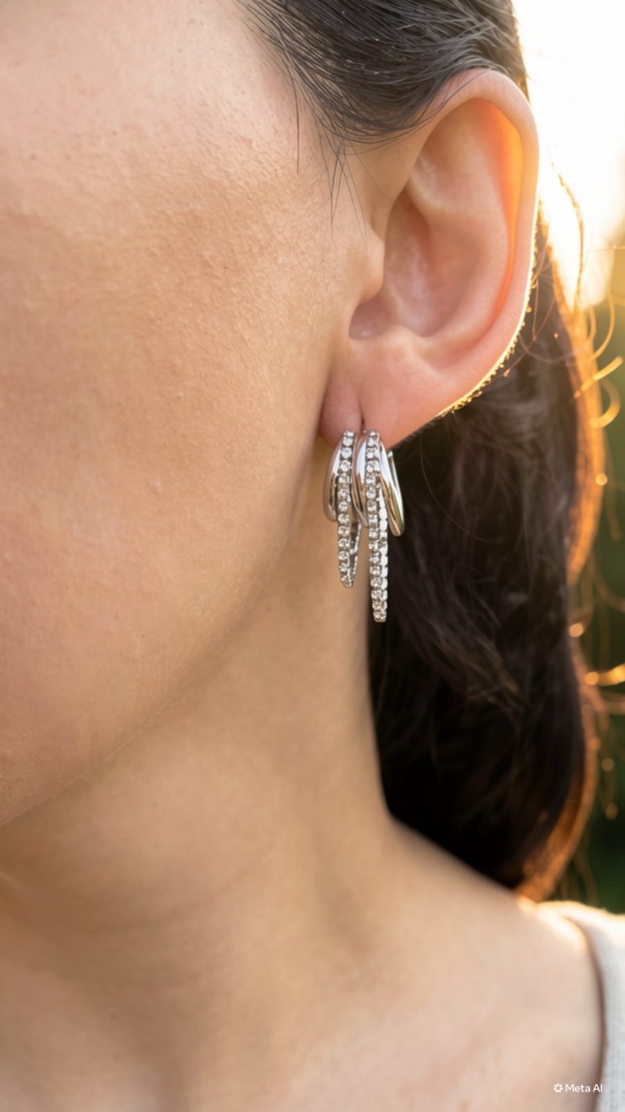 Triple Sparkle Earrings