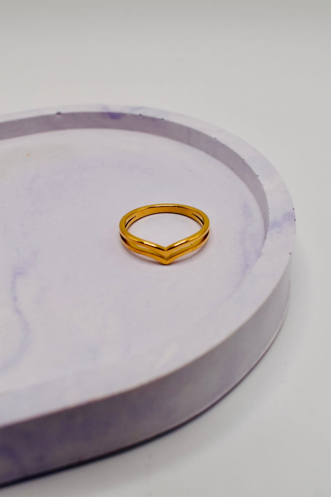 Gold Crown Detail Ring