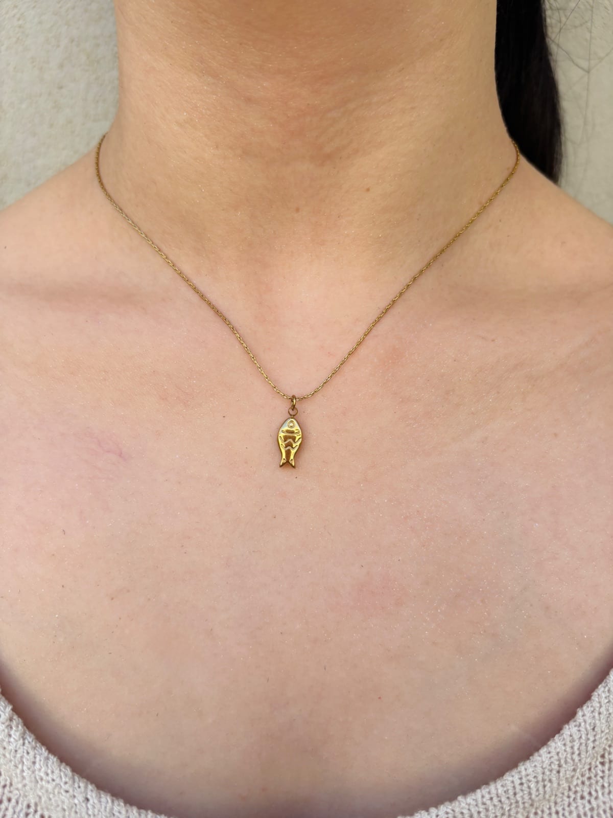 Golden Fish Necklace